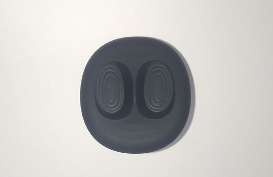 Zwarte Cilindrische Rubber het Handvatkoker 1*25mm van Silicone Rubberdelen
