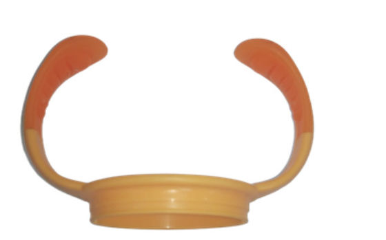 Het Silicone het Rubberdelen PPSU van de voedselrang Handvat van het Zuigfles Zachte Silicone