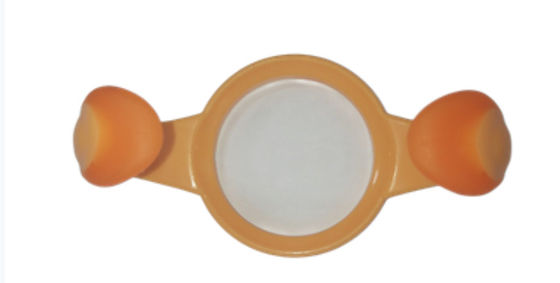 Het Silicone het Rubberdelen PPSU van de voedselrang Handvat van het Zuigfles Zachte Silicone
