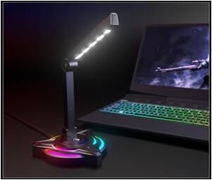 USB-Desktop die Volledige Microfoon 2 ontmoeten van Karaokeesports Schemerlampaanpassing