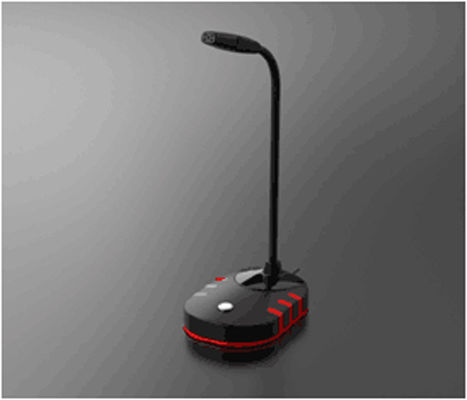 Van het de Gastheerhuis van de computerdesktop van het de Microfoonpraatje het Spel Live Universal Desktop Microphone
