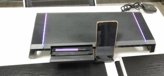 SECC Metalen Monitor Stand Met USB3.0 Hub / Draadloos Laden
