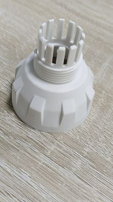 Op maat gemaakte ABS PC elektrische plastic onderdelen optische diffuser met BSPT draad